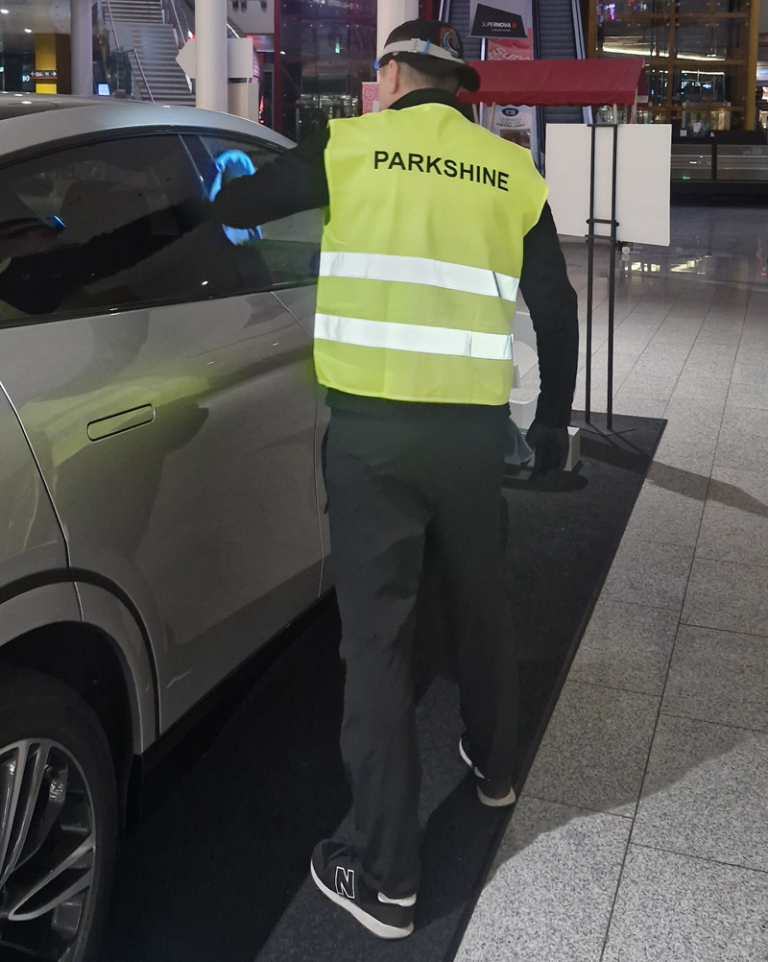 parkshine čiščenje razstavnih vozil.