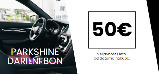 darilni bon 50€ parkshine.